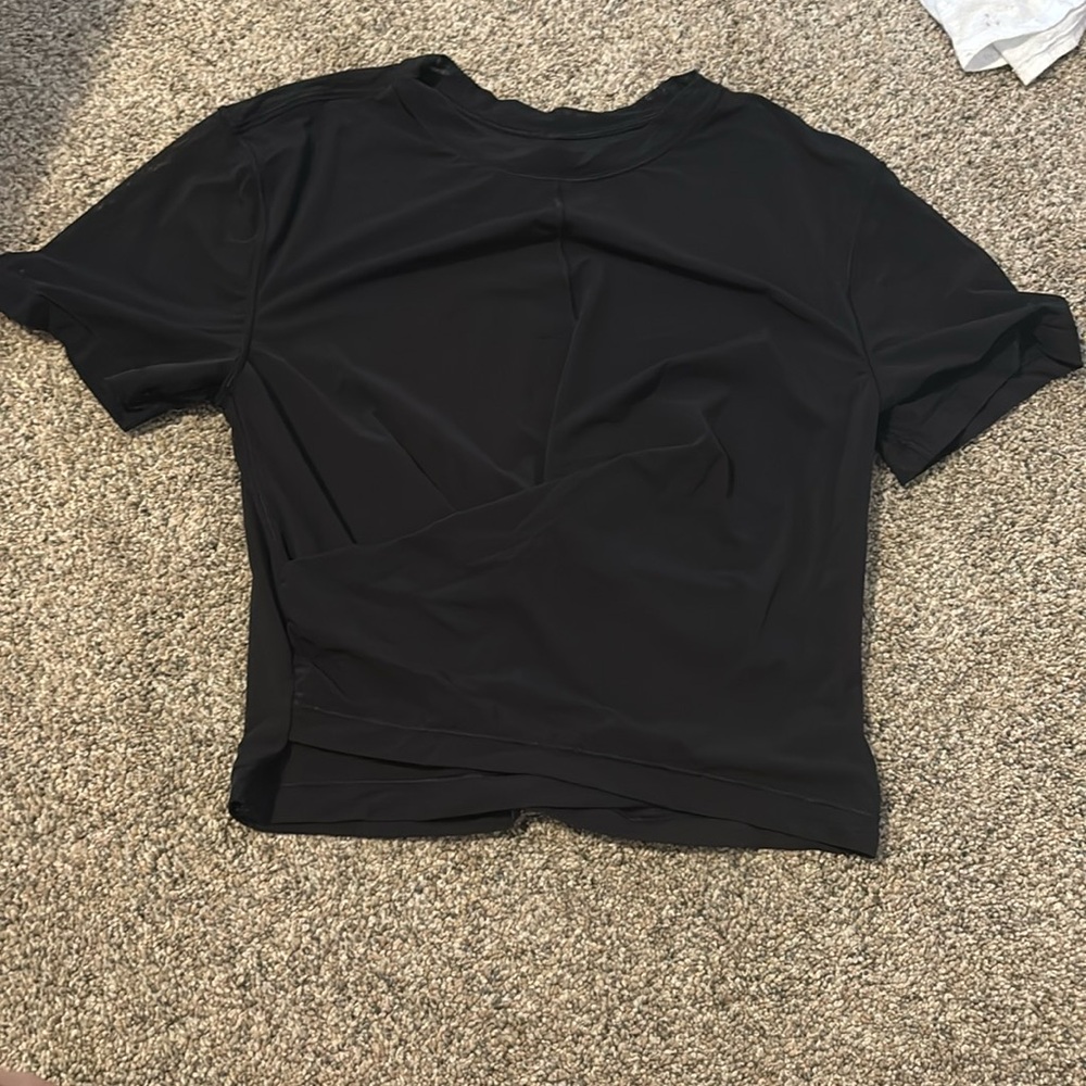 Black Mesh Lululemon Top